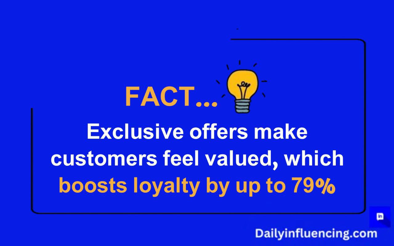 Benefits of offering exclusive offers to customers