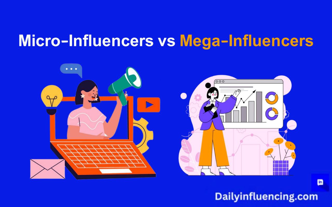 Micro-Influencers vs Mega-influencers 2024