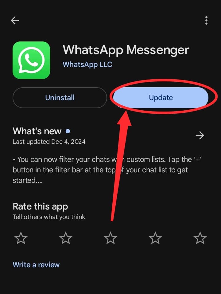 WhatsApp Update 