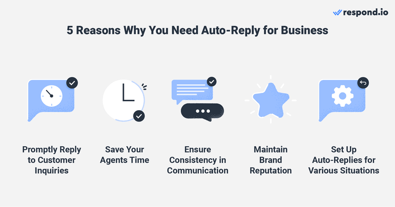 Reasons for Auto-reply message