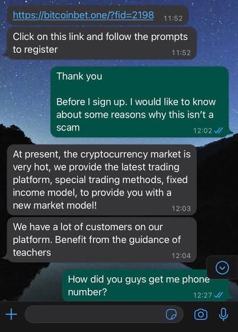 Avoid WhatsApp Scam 