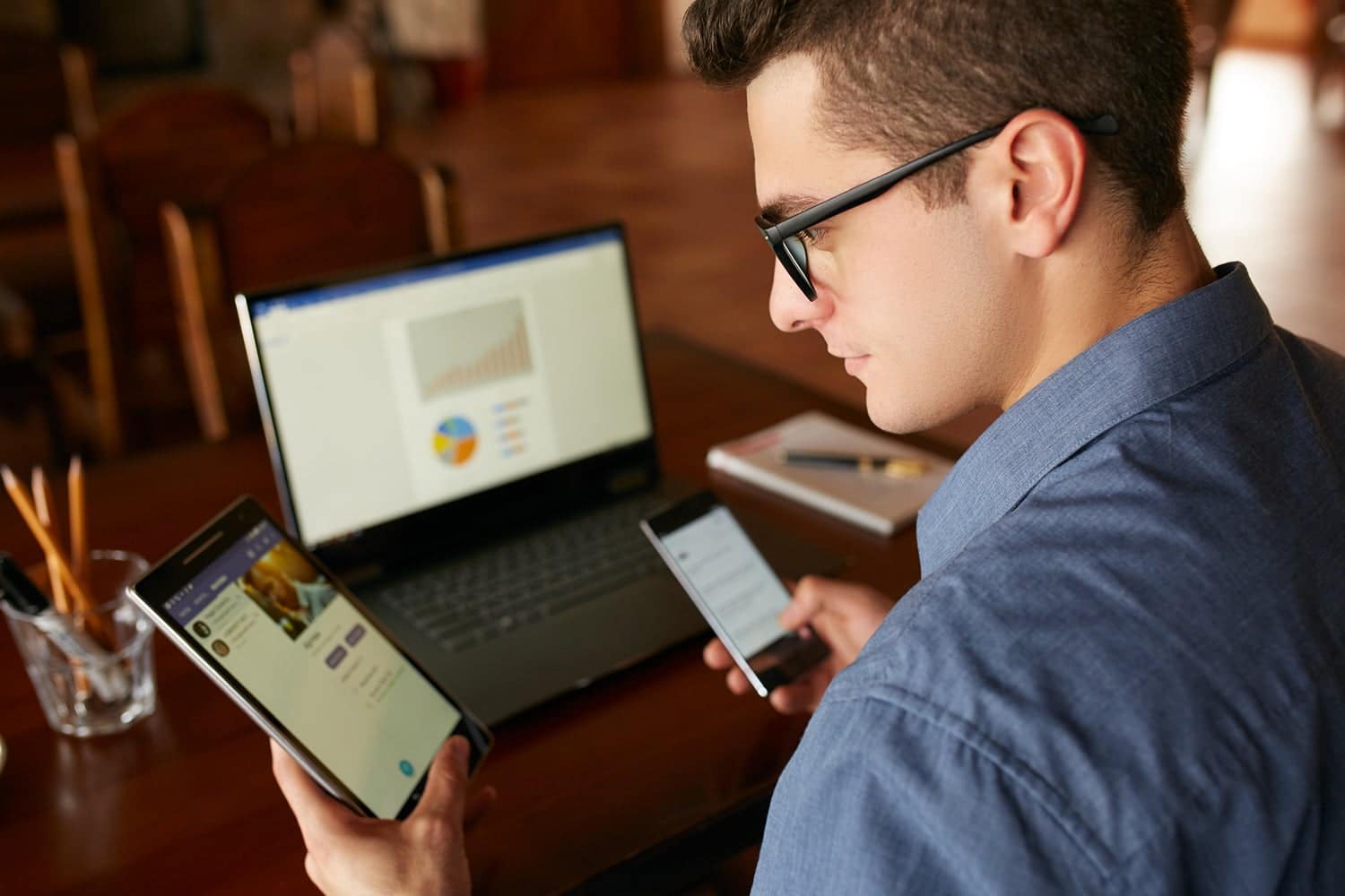 21st century skills using multiple devices